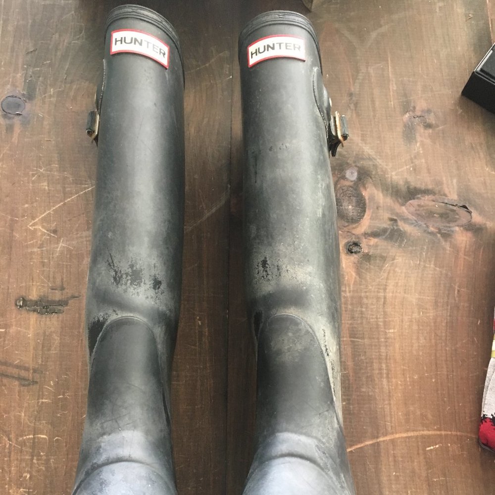 WORN Hunter Black Rubber Boots